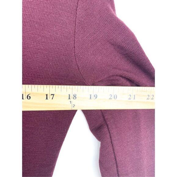 NWT MONROW Supersoft Long Sleeve V Dress in Merlot size S - Picture 10 of 13